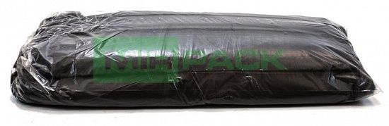 Мешки для мусора 240 литров, 50 мкм, ПВД, черные, упаковка 100 штук, 105х120 см - 2х слойные - Вид 4